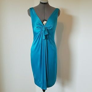BCBG Max Azria Dress Teal Blue Sleeveless Small